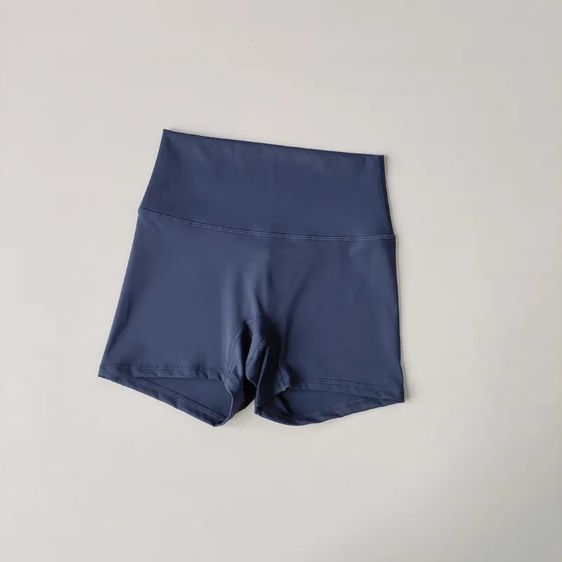Women Yoga Shorts Breathable High Waist Fitness Running Cycling Gym