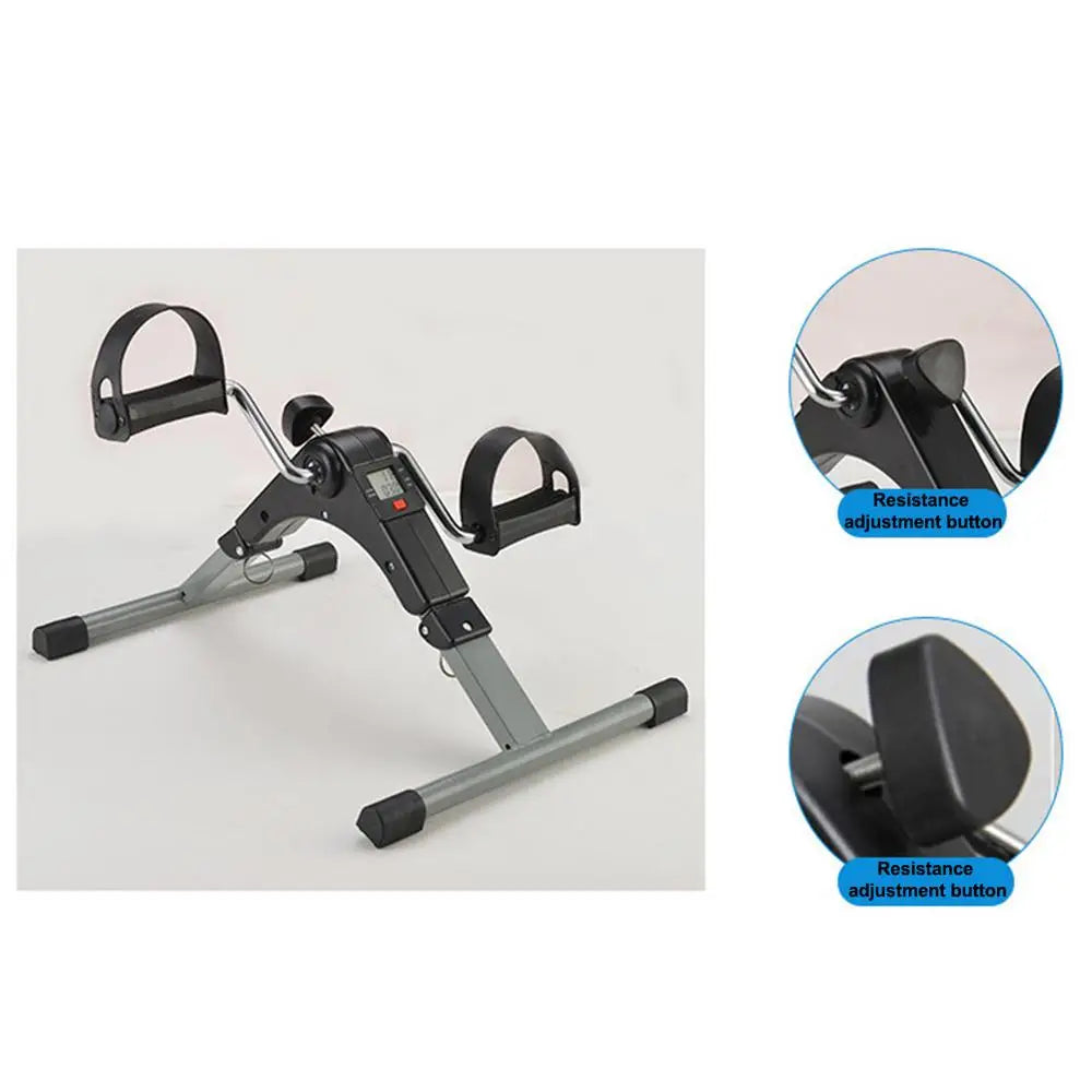 Adjustable Resistance Exercise Bike With LCD For Home Rehab Hand And Leg Trainer
