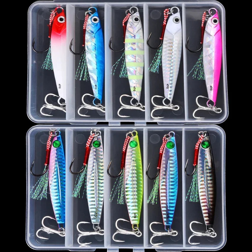 Super Quatity Metal Jig Fishing Lure Set