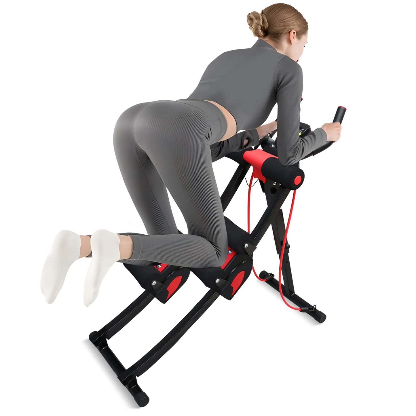 Monorail Ab Machine Ab Cruncher With Adjustable Resistance Levels
