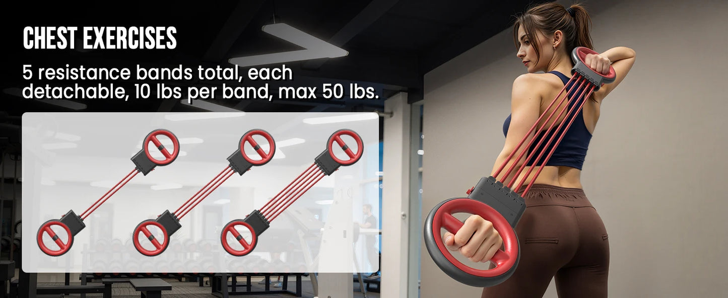 3In1 Arm Exerciser For Forearm And Upper Body Strength Training
