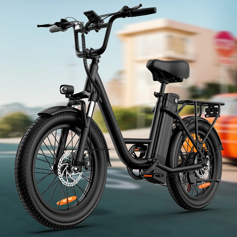 URLIFE Fat Tire Electric Bike 1000W 48V 13Ah 20 Mph 7-Speed Disc Brakes
