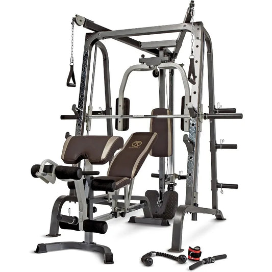 Marcy Smith Cage Workout Machine for Full Body Strength Training Home Gym