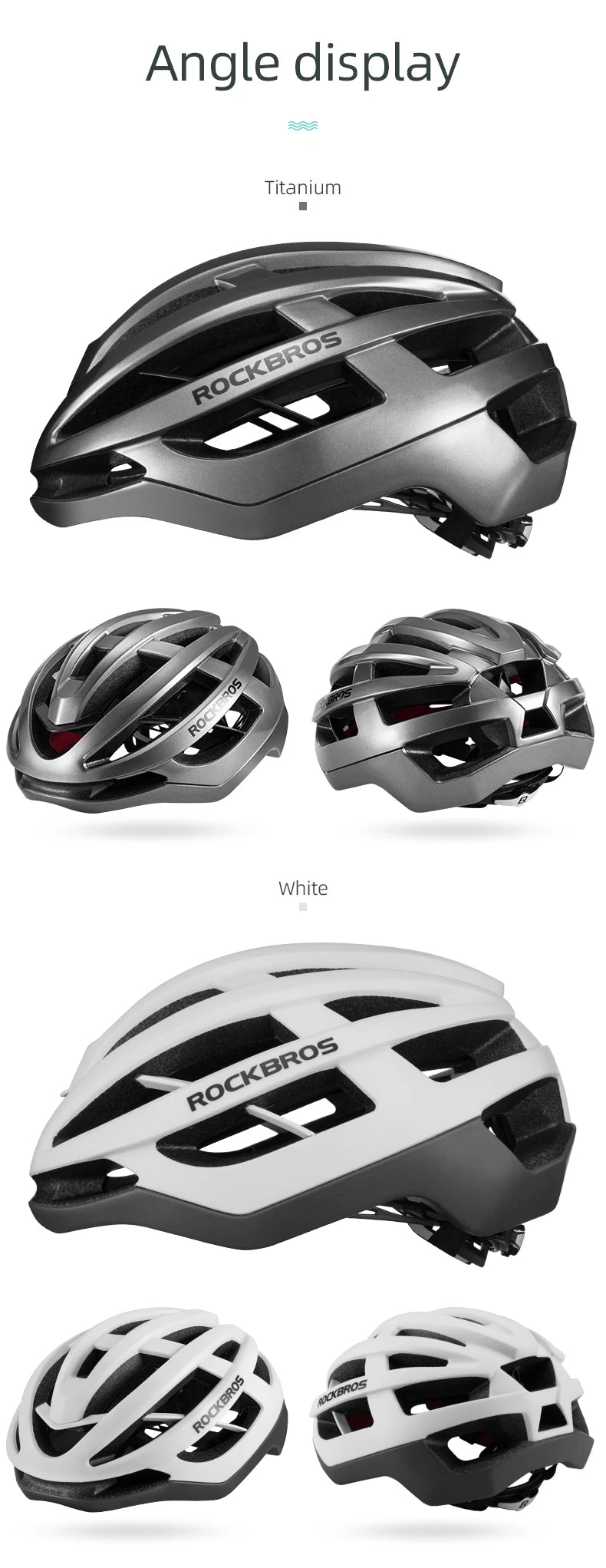 ROCKBROS Bike Helmet MTB Road Cycling Ultralight With Ventilation