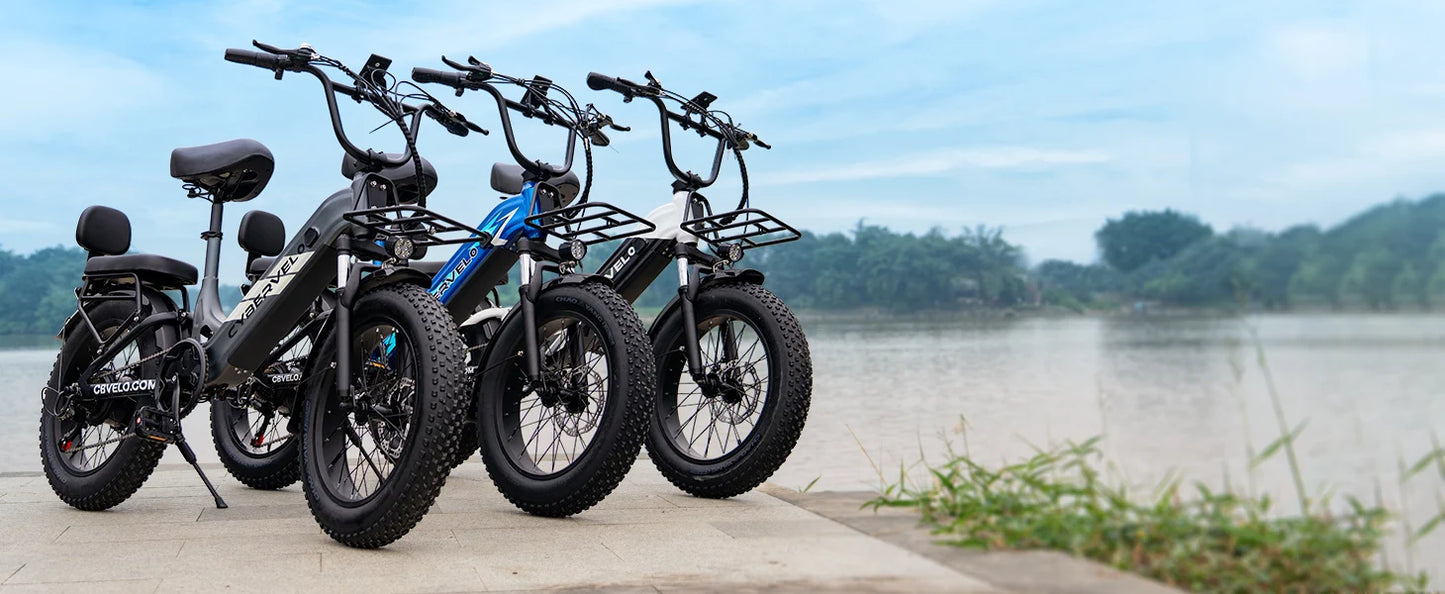 CYBERVELO EK12 Step Thru Electric Bike With 48V 20Ah Battery