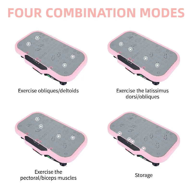 Vibration Plate Fitness Platform Whole Body Exercise Machine 120 Levels