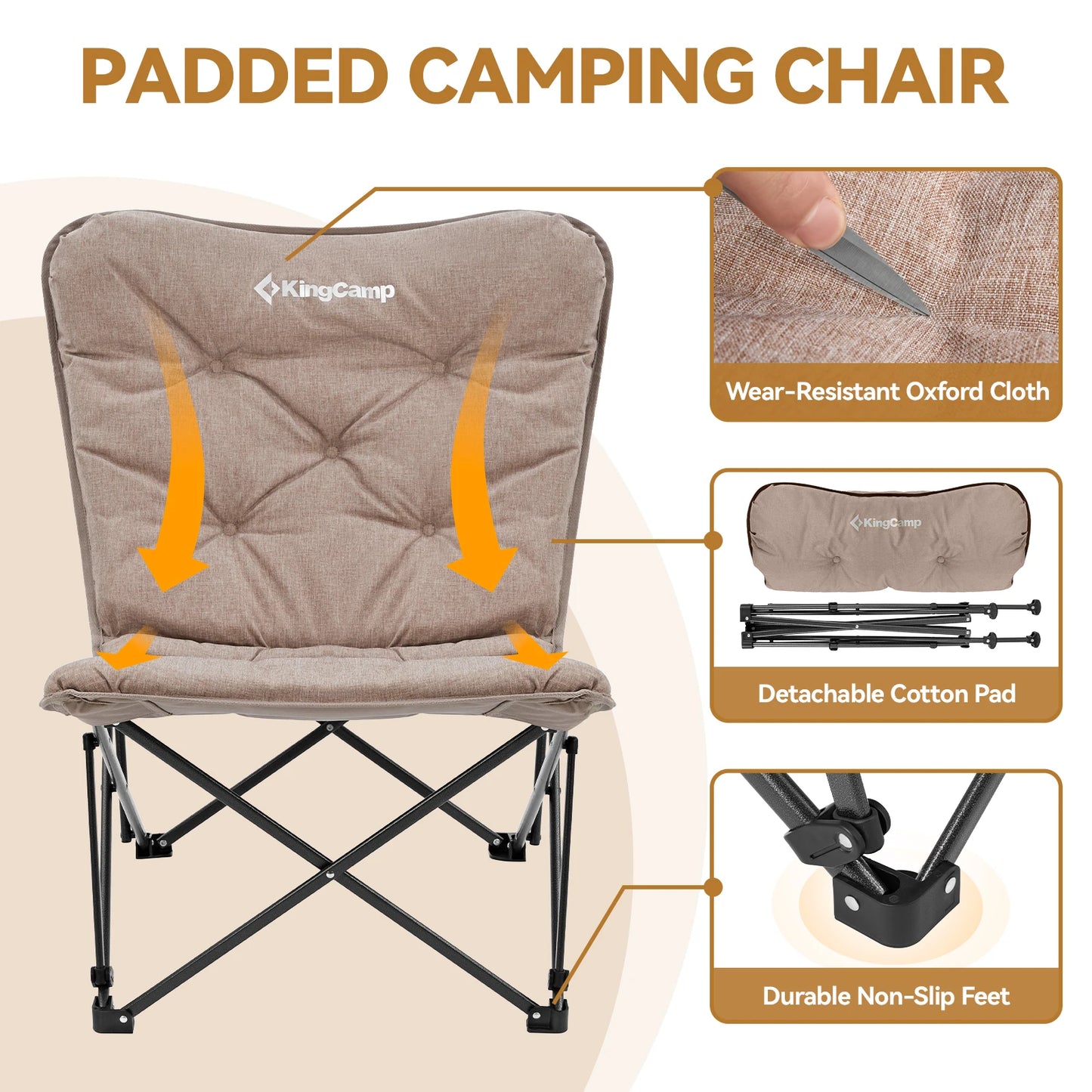 KingCamp Butterfly Chair Camping Portable Foldable Seat