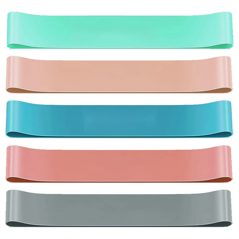 lpcbec Five Piece Fitness Resistance Bands Set For Home Gym And Yoga