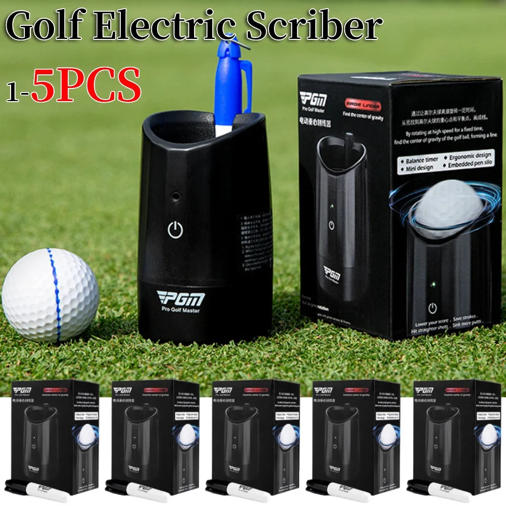 PGM HXQ012 Golf Electric Scriber Gravity Line Marker Training Aid Tool