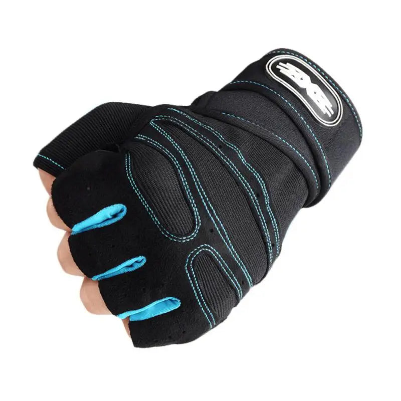 Hign-concerned Heavyweight Gym Training Gloves Finger Non Slip Wrist Support