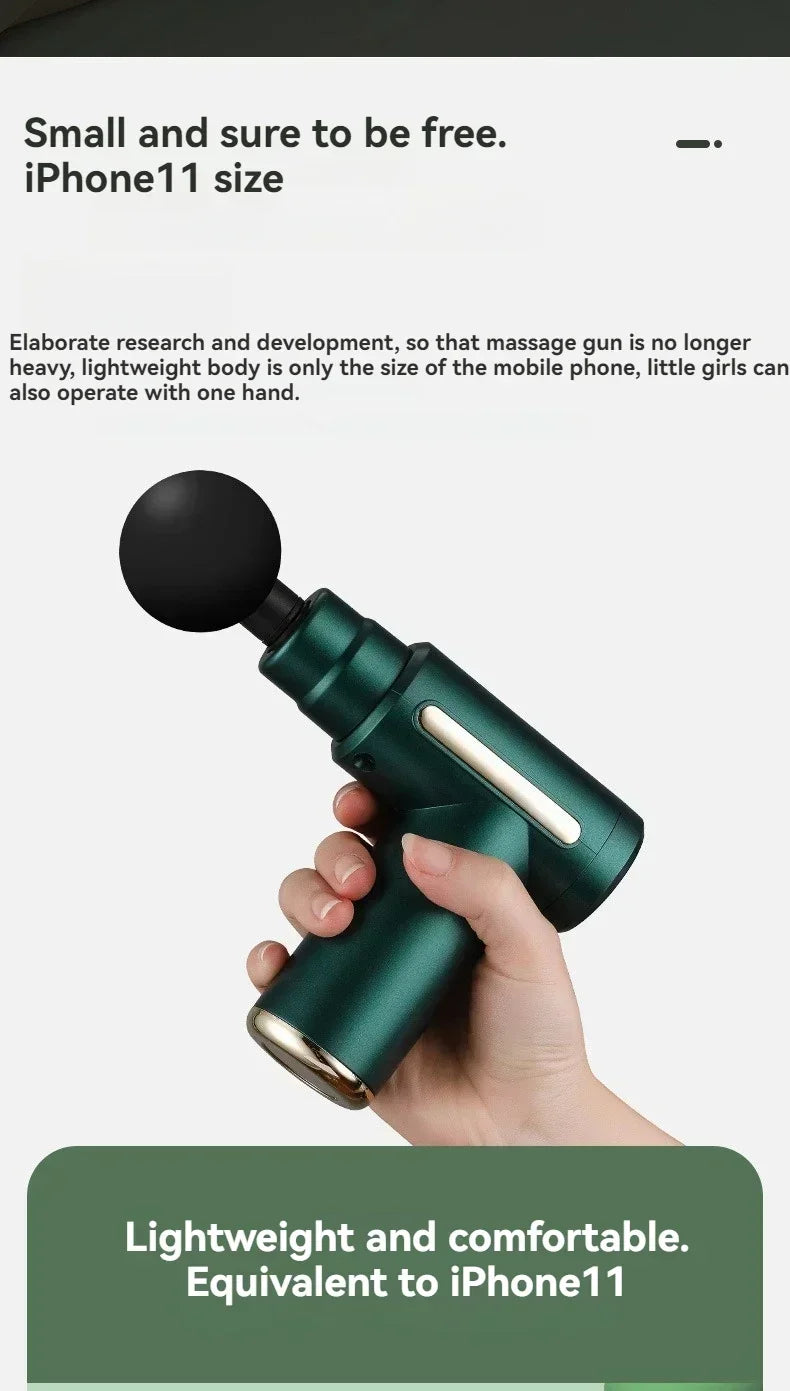 DIAMRI Mini USB Massage Gun Portable Fascia Relaxer For Shoulders