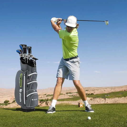 Complete Golf Club Set for Men Right Handed with Putter and Head Covers