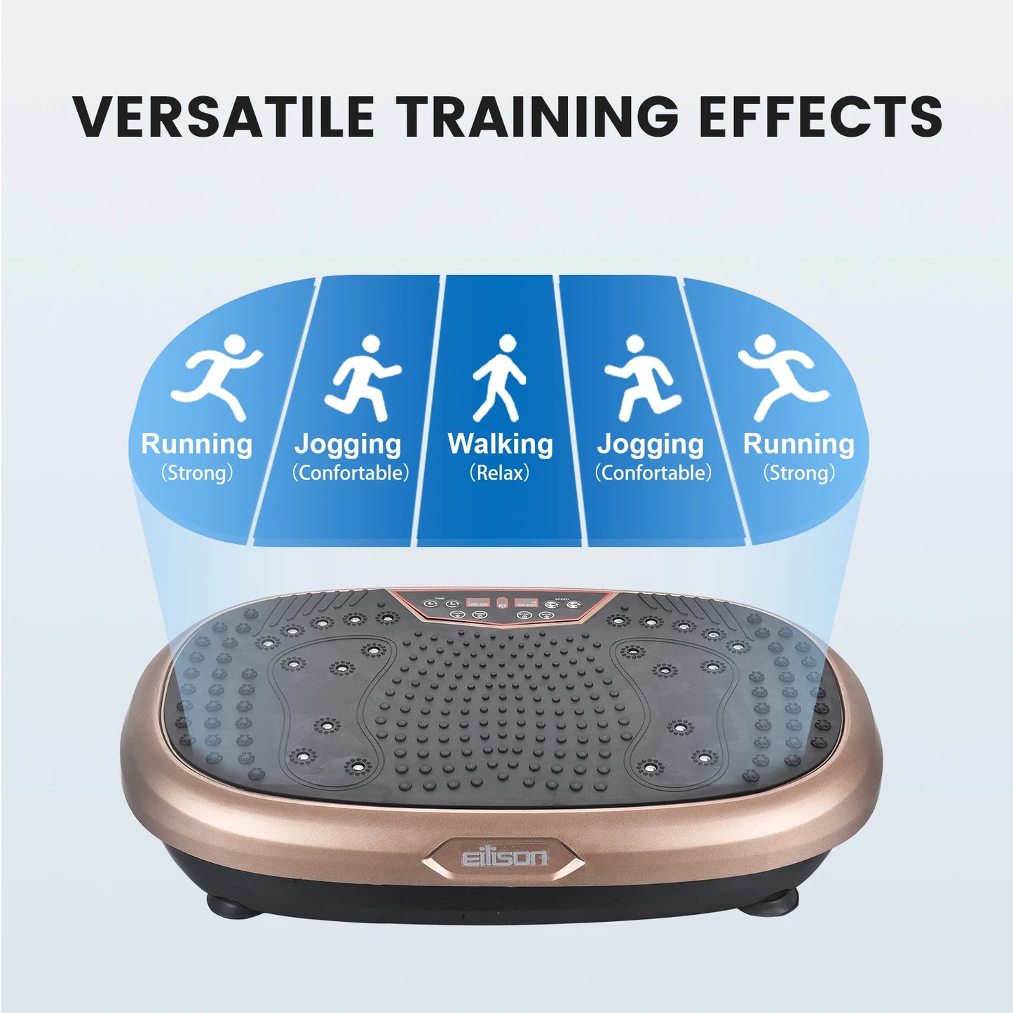 Crazy Fit Massage Vibration Plate for Whole Body Workout Platform
