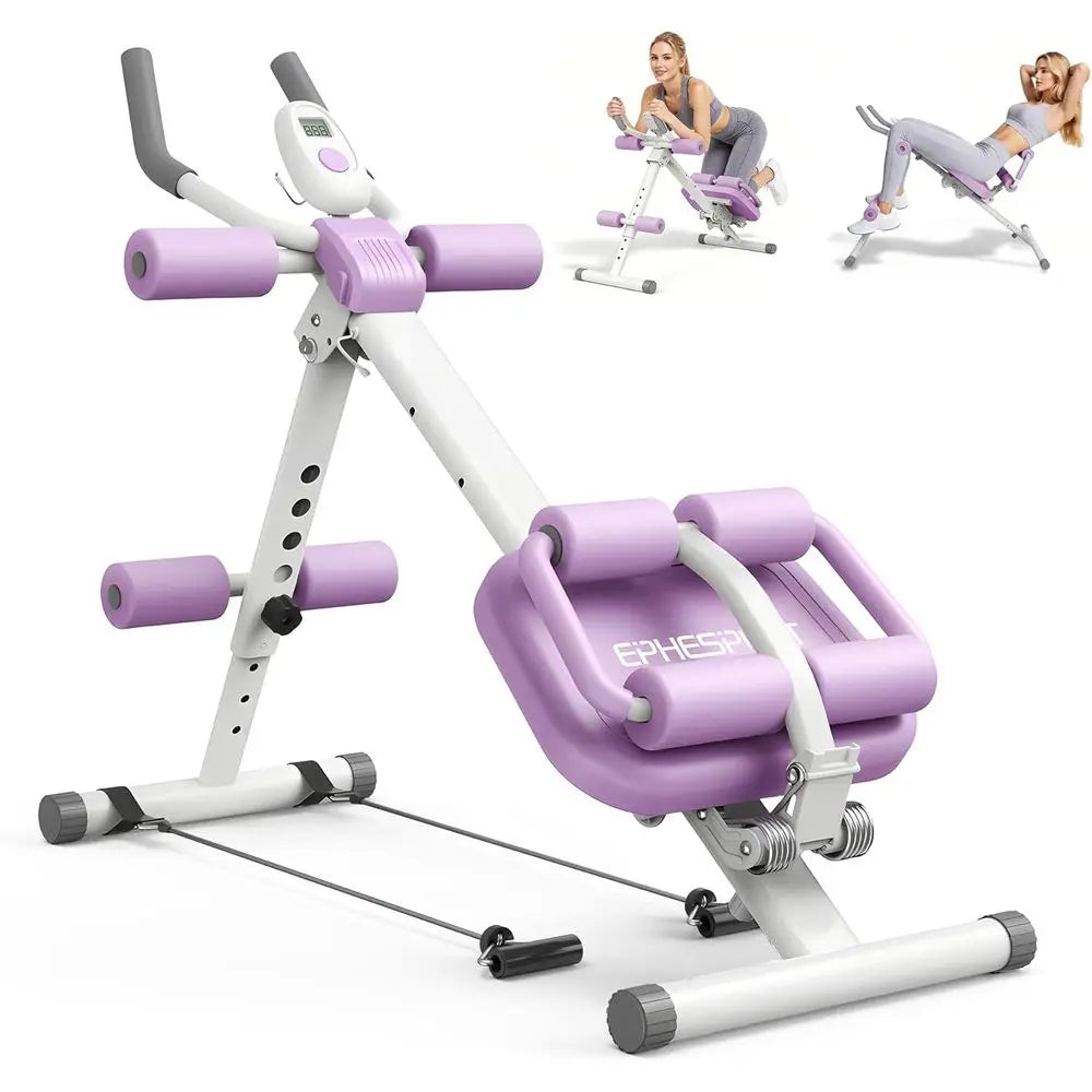 Multifunctional Ab Trainer Crunch Sit Up Core Workout Machine