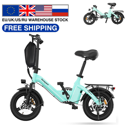 Bodywel T16Pro Folding Electric Bike 750W With Dual Disc Brakes