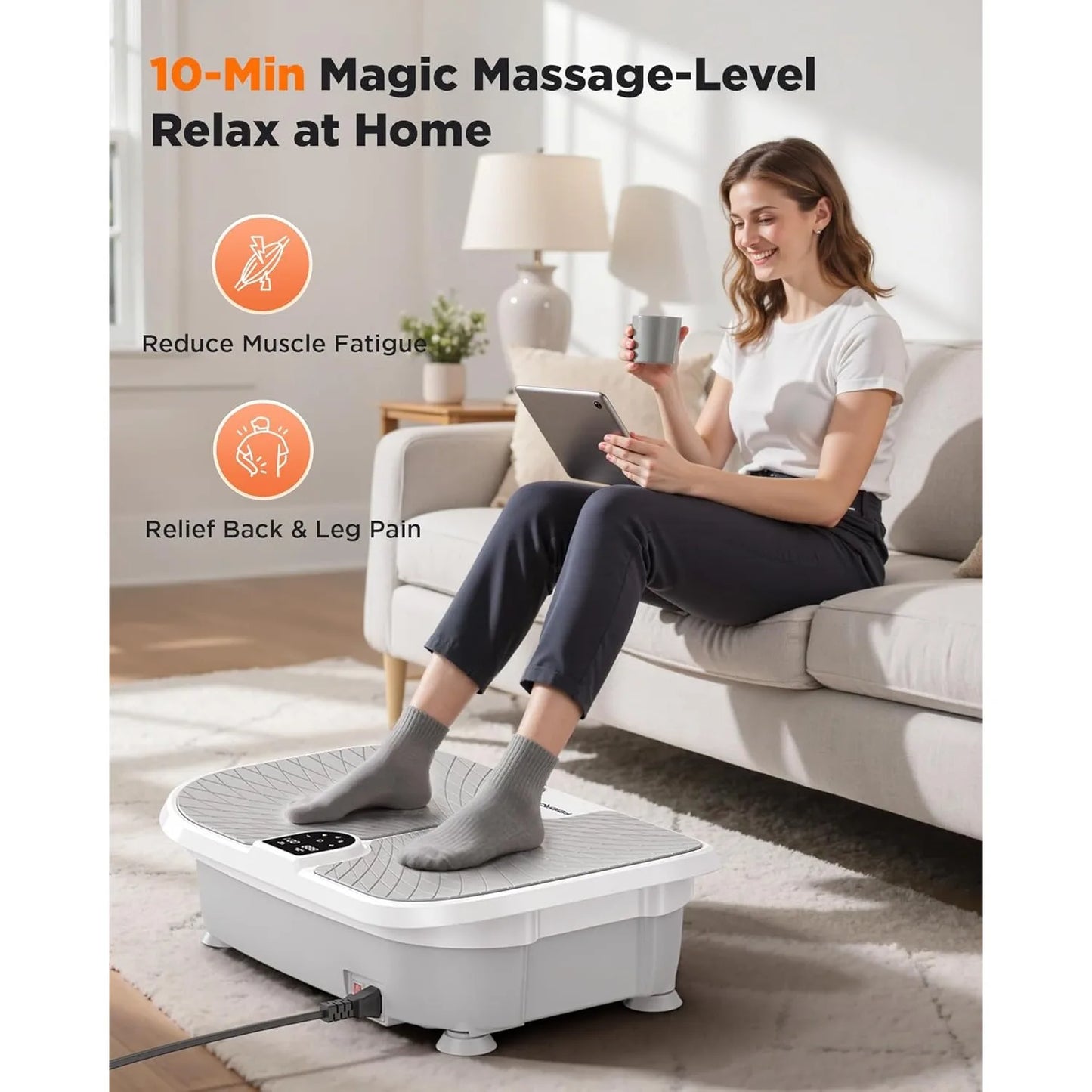 Vibration Plate Exercise Machine For Whole Body Workout