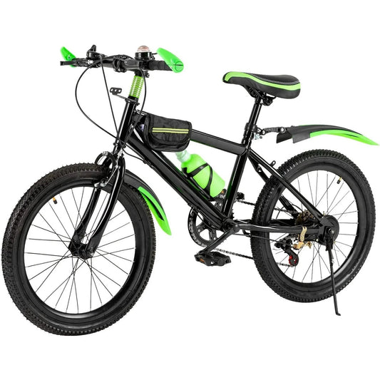 Fork Kids Mountain Bike 7 Speeds Dual Disc Brakes Unisex