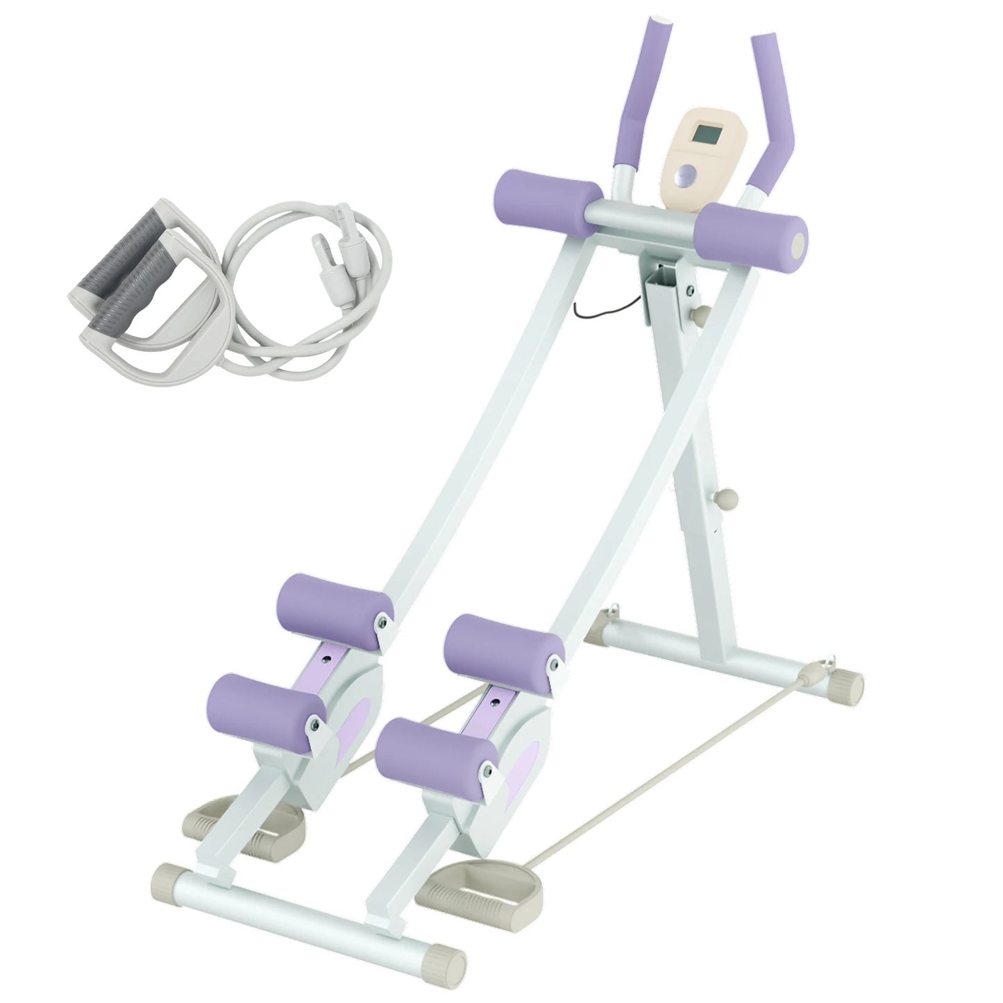 Monorail Ab Machine Ab Cruncher With Adjustable Resistance Levels