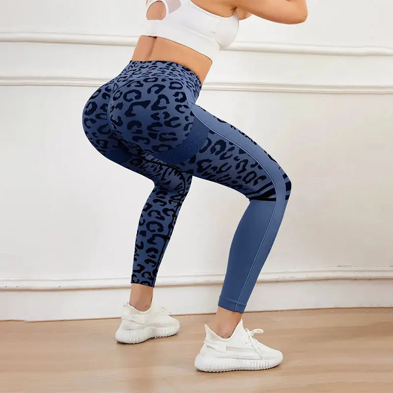 Yoga 9 Minute High Waist Seamless Nylon Fitness Pants