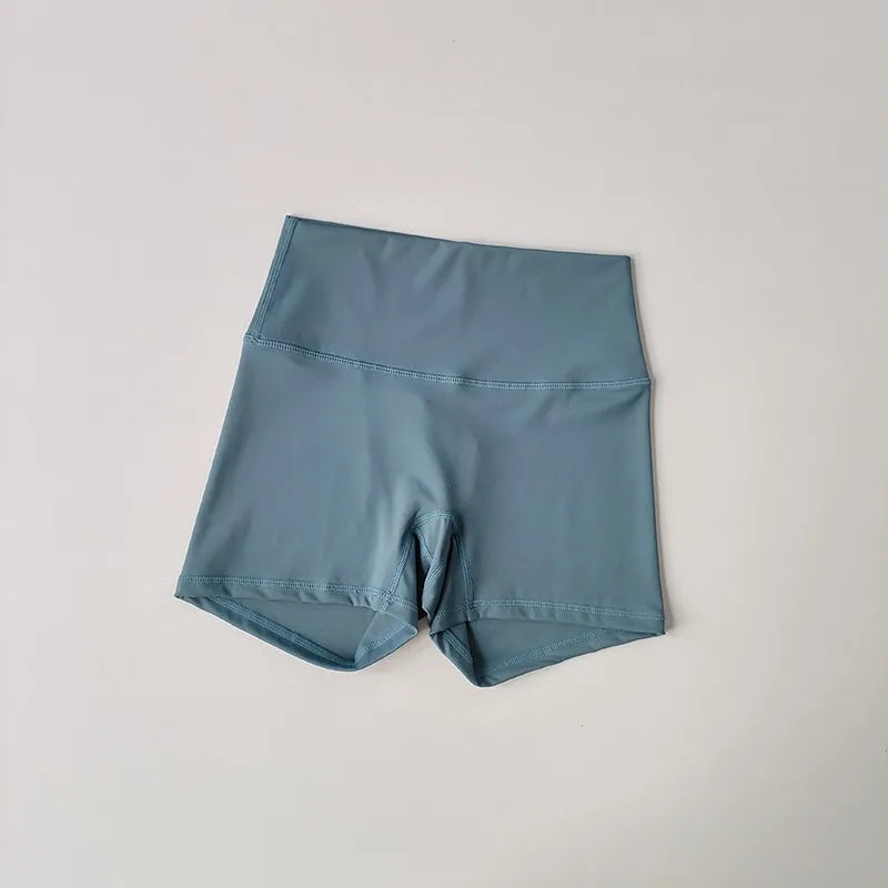 Women Yoga Shorts Breathable High Waist Fitness Running Cycling Gym