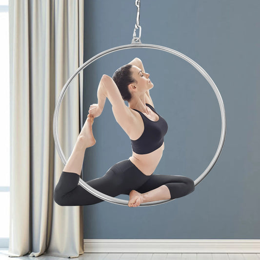 90cm Professional Aerial Hoop Set for Circus Dance and Yoga Training