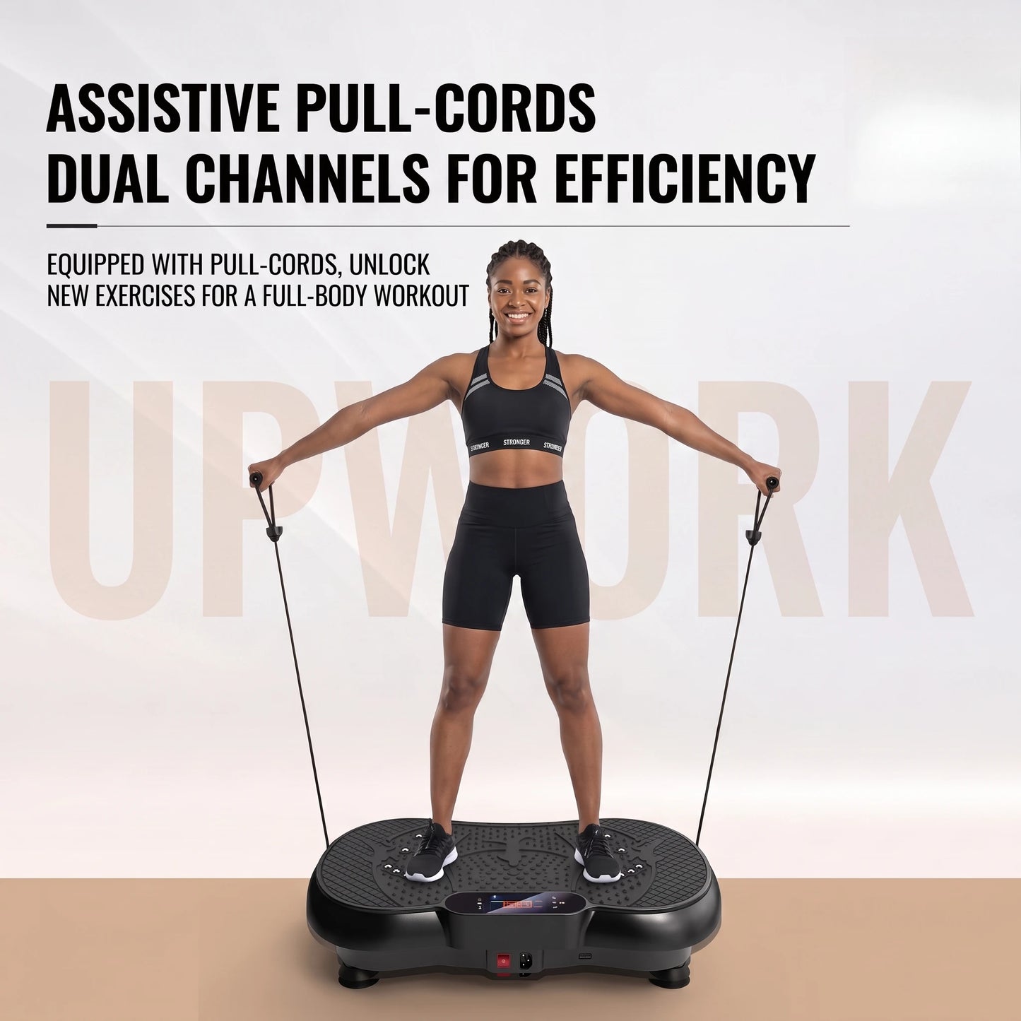 Upwork Vibration Plate Fitness Machine For Full Body Workout