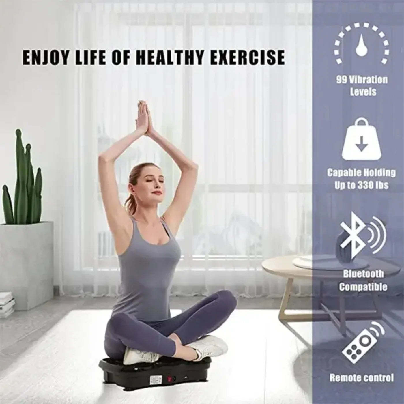 Upwork Vibration Plate Fitness Machine For Full Body Workout