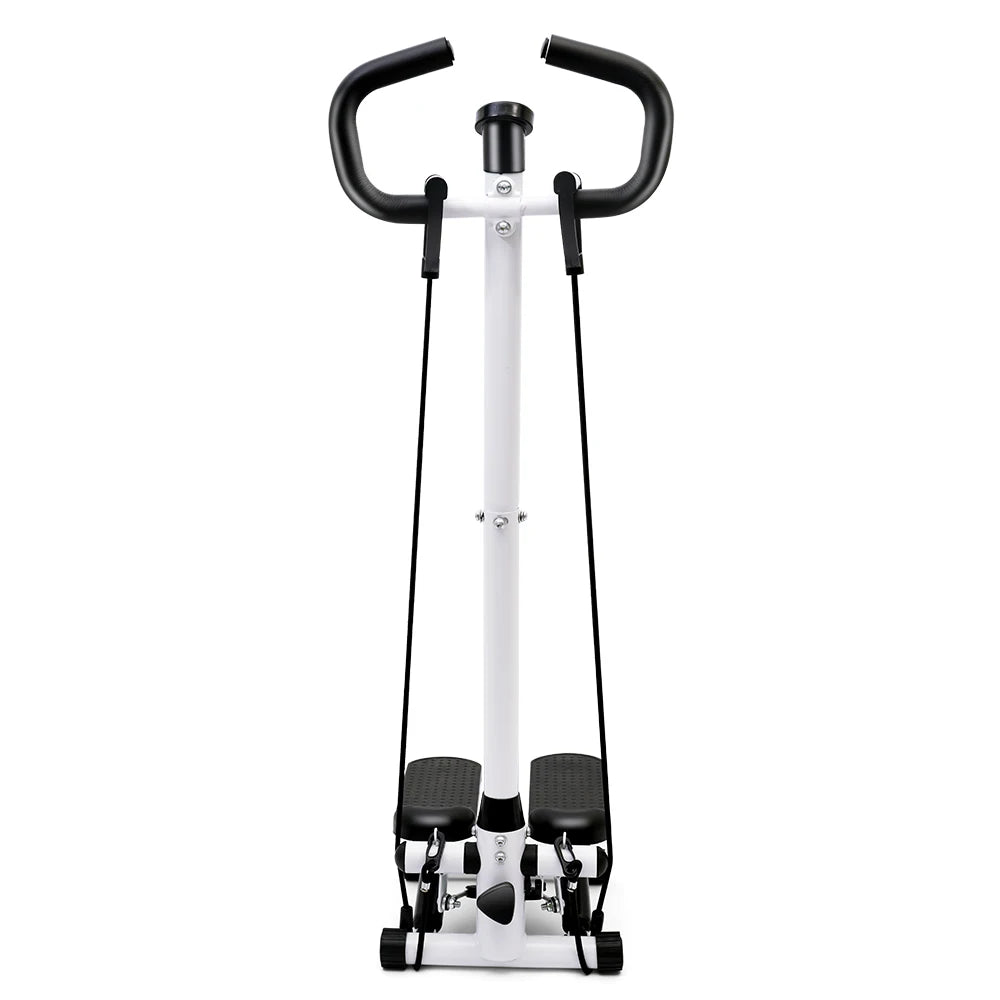 Home Gym Exercise Stepper Machine With LCD Monitor And Bands