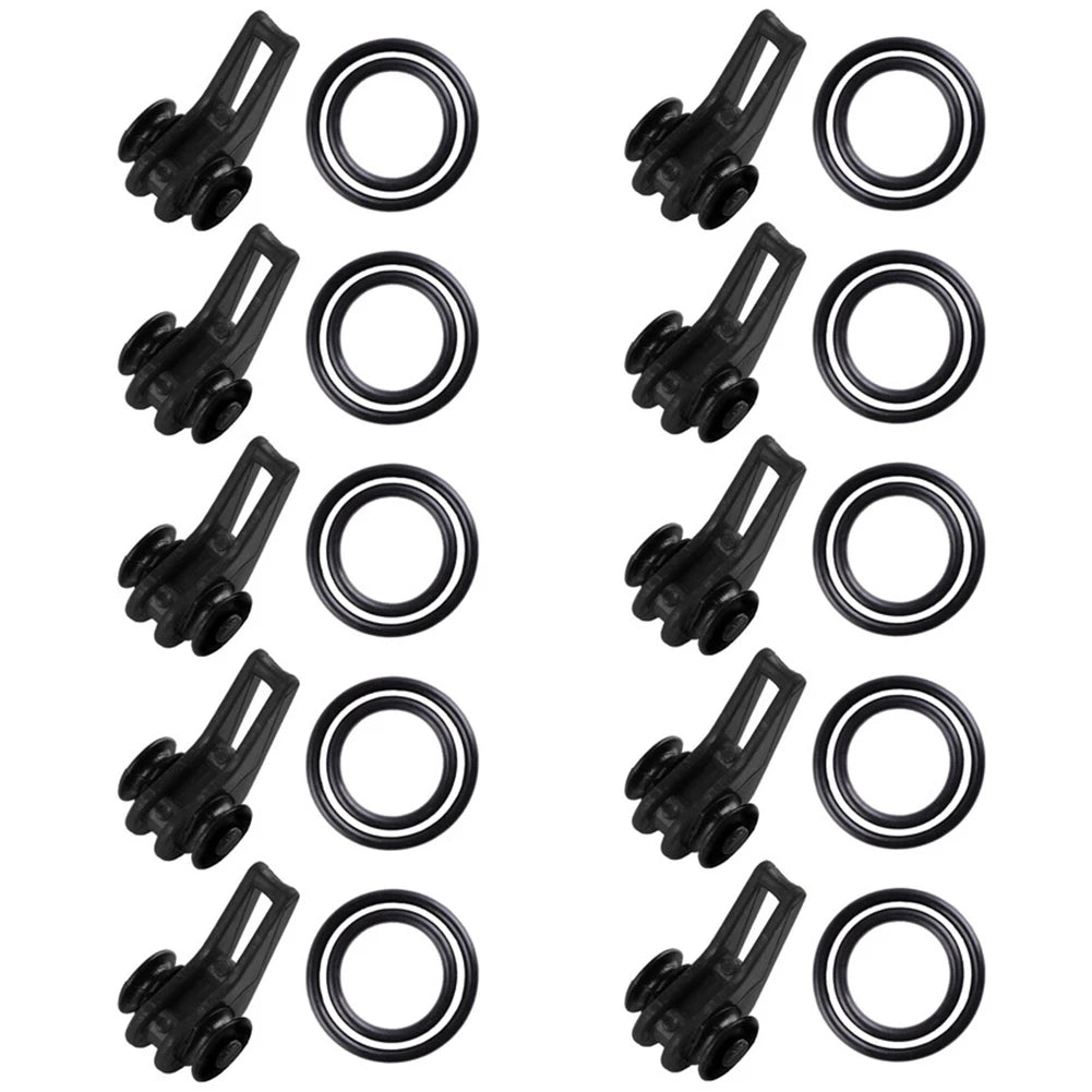 Shunmaii Plastic Fishing Hook Keeper Holder 10 Pieces