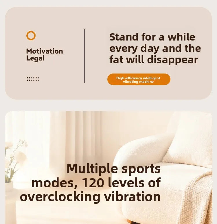 Carton Intelligent High Frequency Vibration Plate For Home Fitness