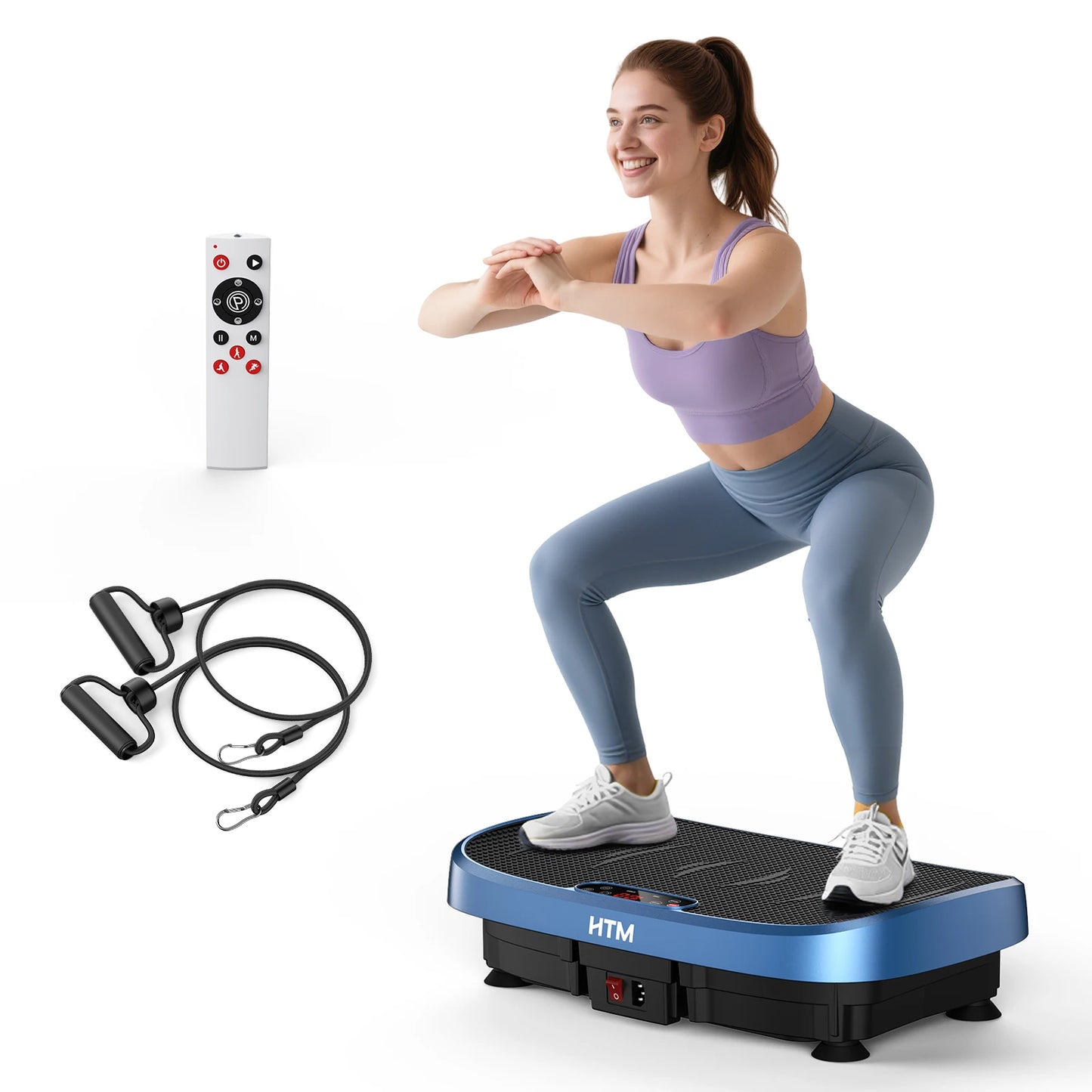 Vibration Plate Exercise Machine With 120 Levels For Home Gym