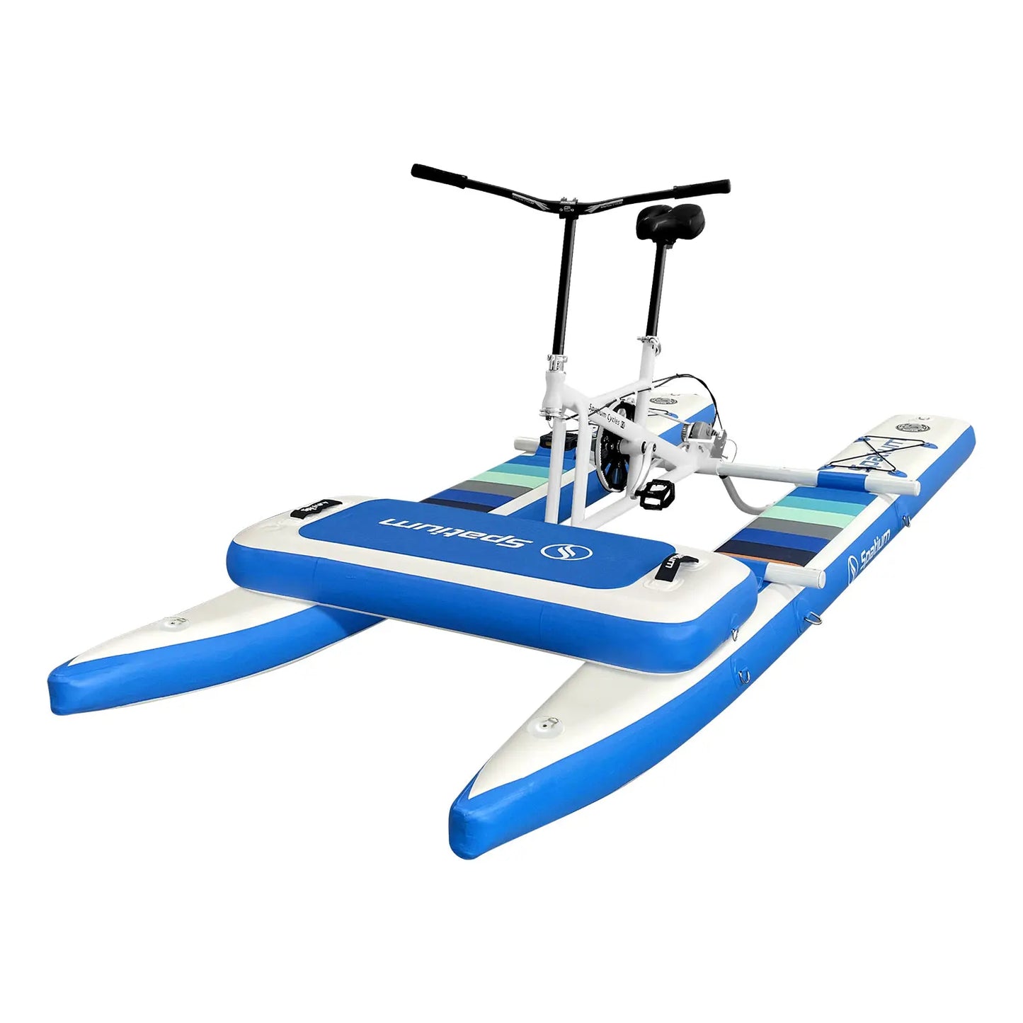 Spatium Water Bike 2.0 Inflatable Pedal Boat Stable