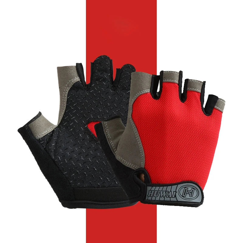 Hign-concerned Heavyweight Gym Training Gloves Finger Non Slip Wrist Support