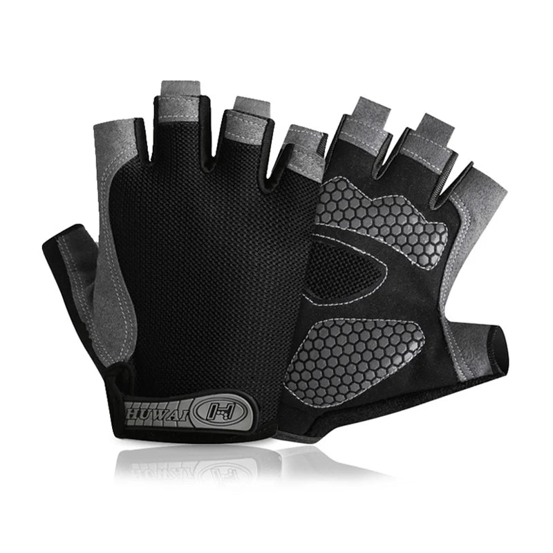 Hign-concerned Heavyweight Gym Training Gloves Finger Non Slip Wrist Support