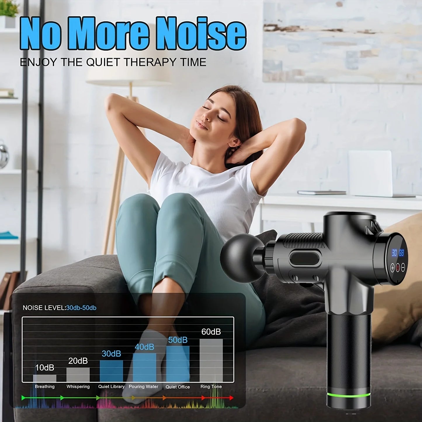 Altruism Portable Fascia Gun For Body Neck Back Deep Muscle