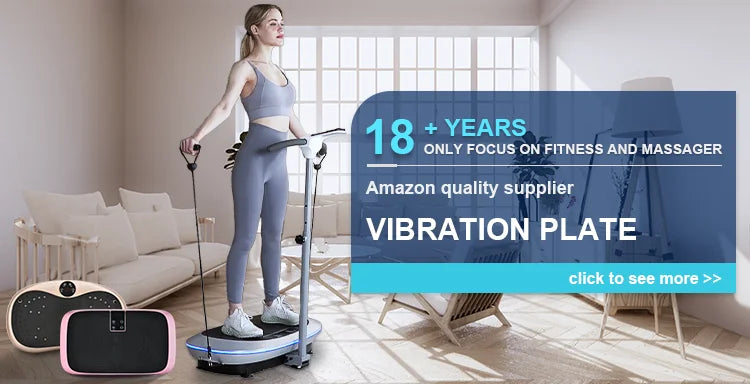 Crazy Fit Massage Vibration Plate for Whole Body Workout Platform