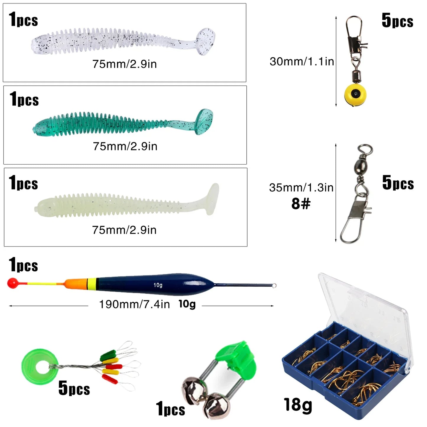 Sougayilang Baitcasting Fishing Rod and Reel Combo for Bass and Carp Fishing