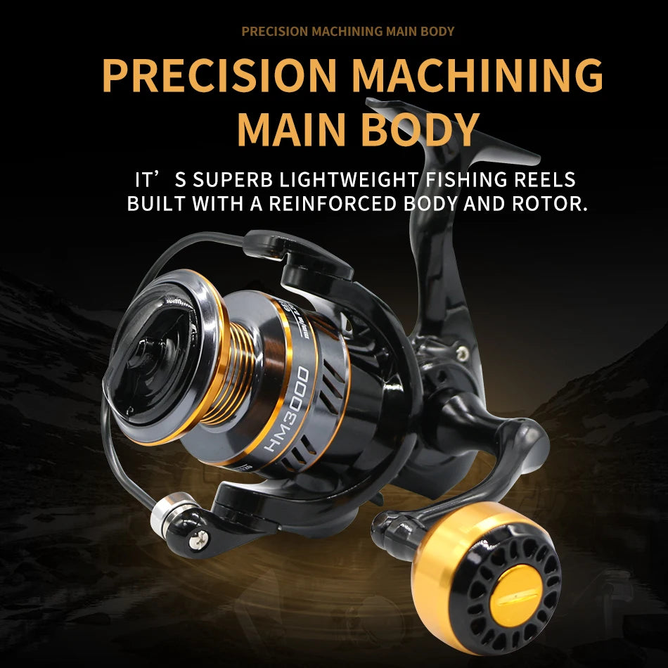 HM New High Speed Fishing Reel with 10KG Max Drag for All Water Bodies