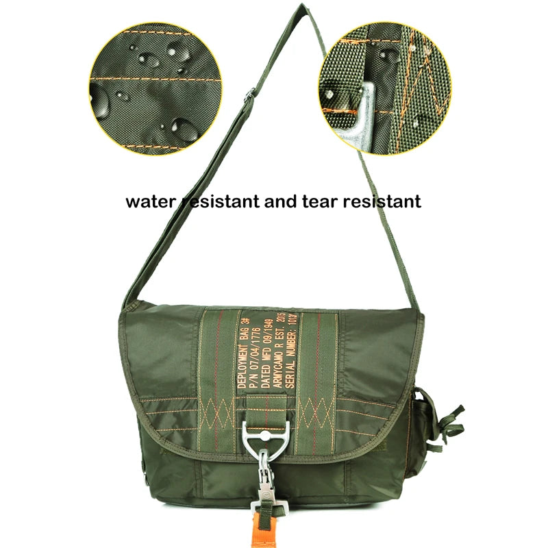 LQARMY Tactical Shoulder Sling Bag Nylon Waterproof Outdoor Chest Pack