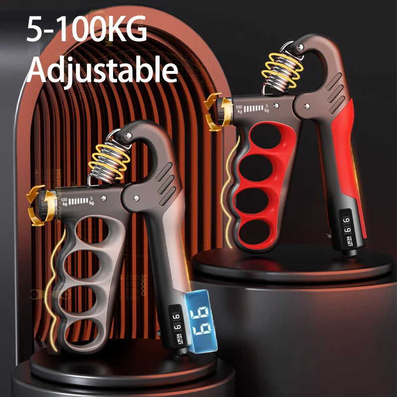 Adjustable 5-100kg Hand Grip Strength Device For Rehabilitation