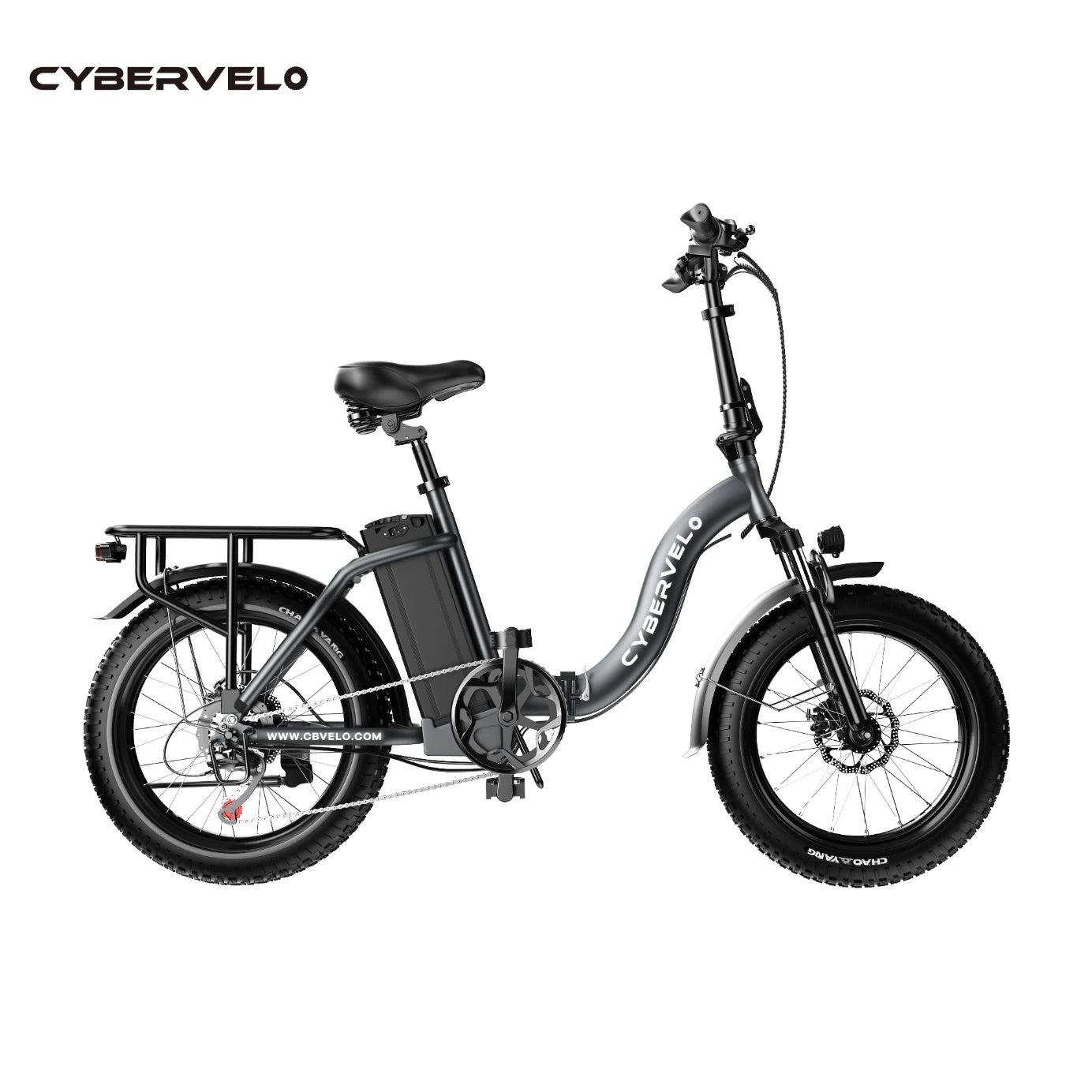 CYBERVELO 1000W Foldable Electric Fat Tire Ebike For Adults