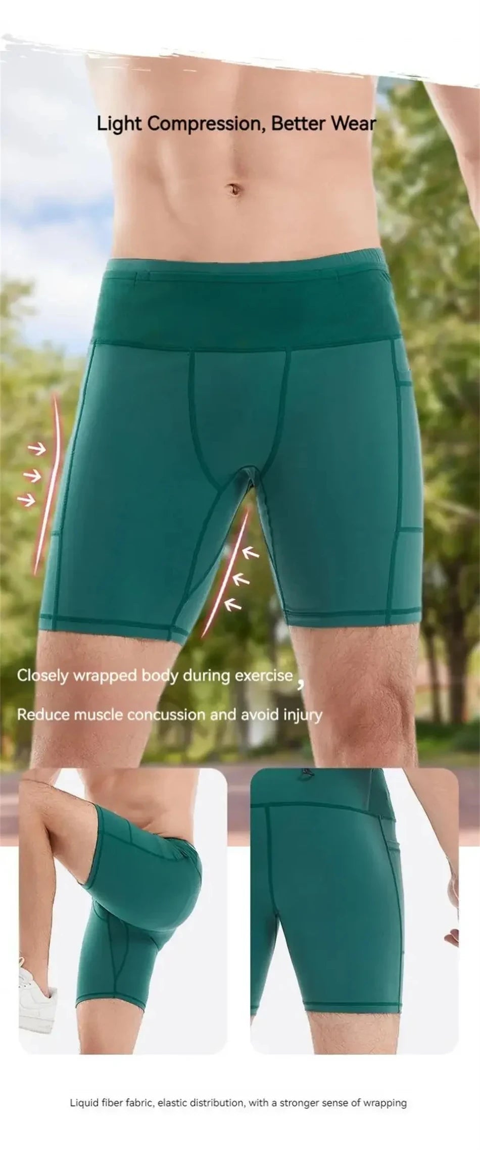 Guangdong Mul-Pockets Compression Shorts 3.0 Mens Running