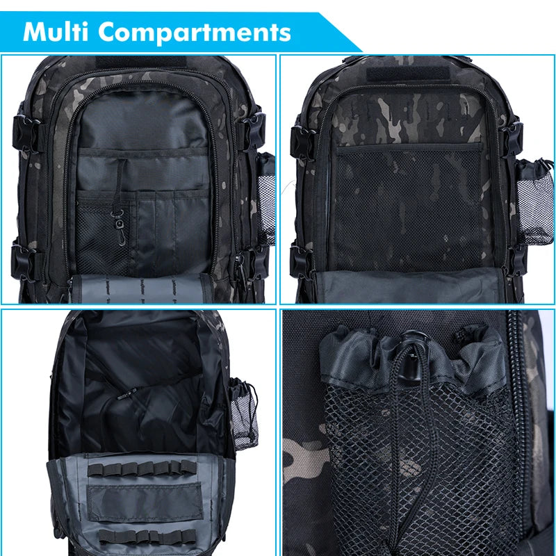 Tactical Backpack Military Molle Assault Pack for Hiking