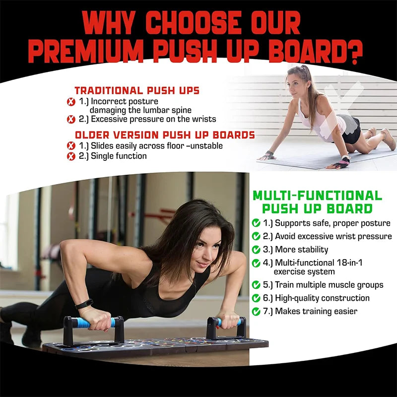 Altruism Push Up Support Board Multifunctional Chest And Abdominal Trainer