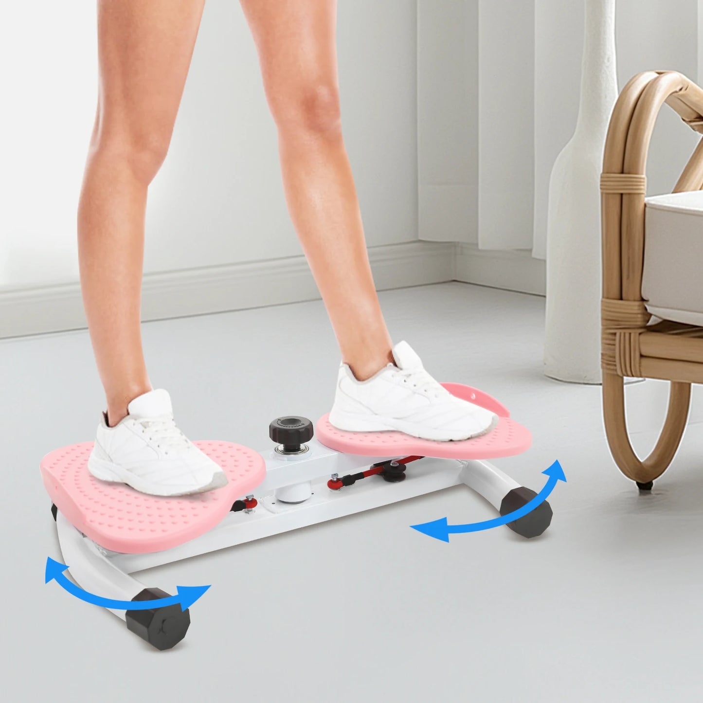Waist Twister Exercise Machine With Resistance Bands 220 Lb Capacity