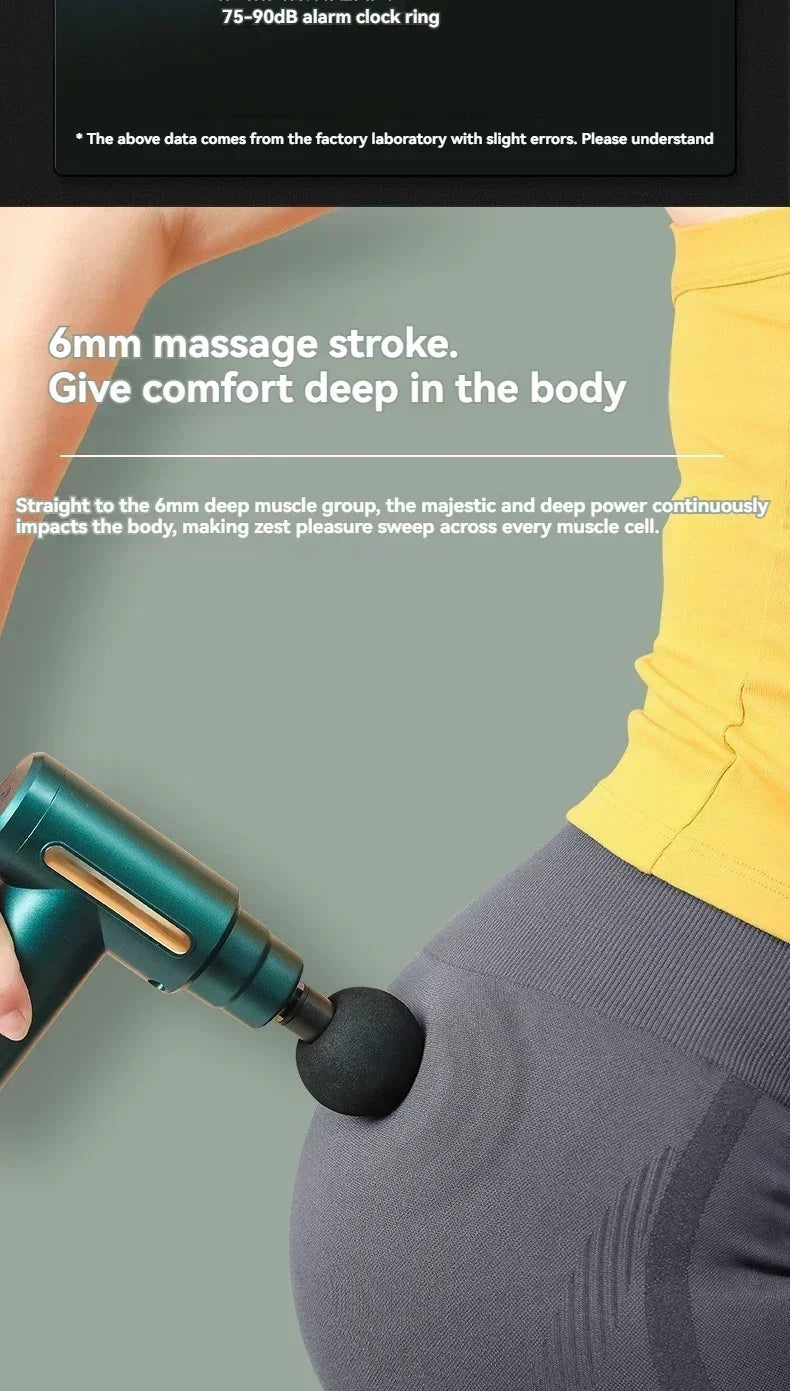 DIAMRI Mini USB Massage Gun Portable Fascia Relaxer For Shoulders