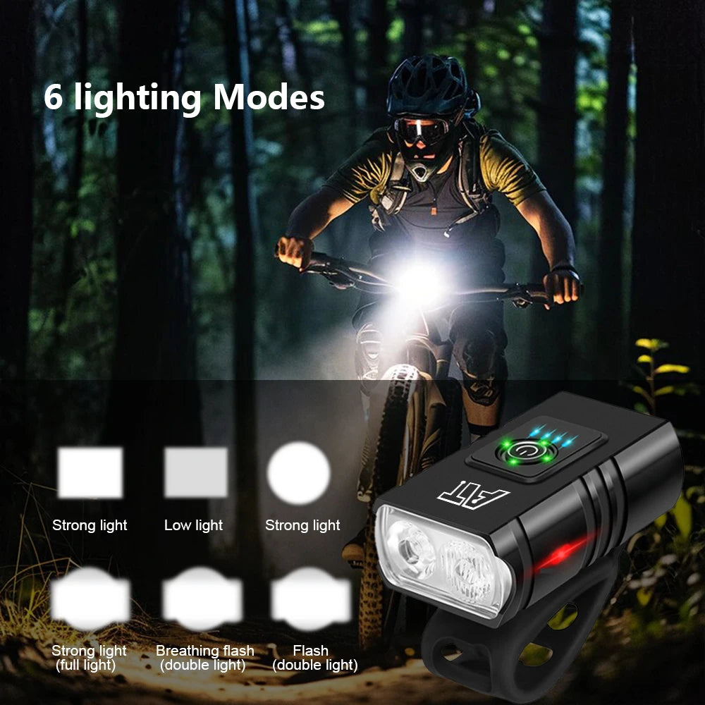 Cycle Zone LED Front Light Bicycle Rechargeable Headlamp
