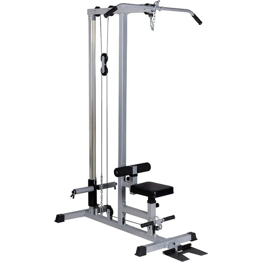 GDLF LAT Pull Down Machine Low Row Cable Fitness Exercise Body Workout Strength Training Bar Machine