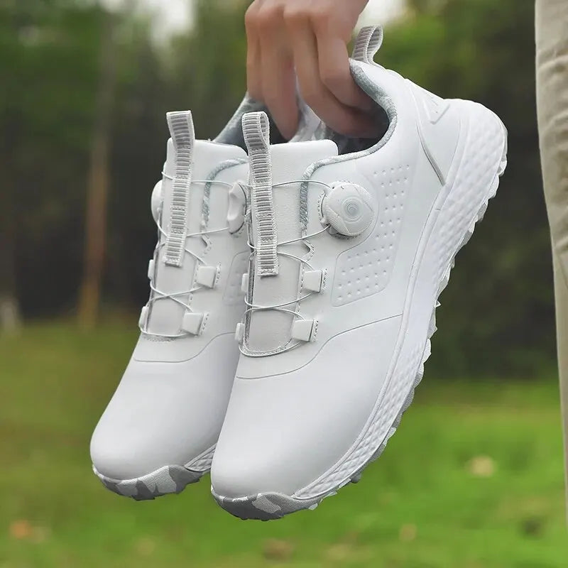 Men's Waterproof Golf Sneakers Casual Outdoor Comfortable Footwear