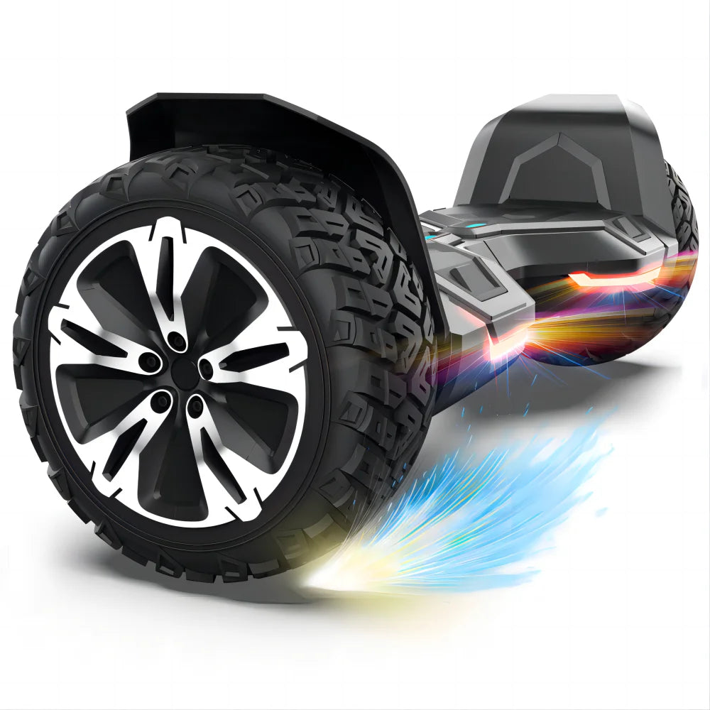 All Terrain Hoverboard With Bluetooth Speakers LED Lights UL2272 Scooter